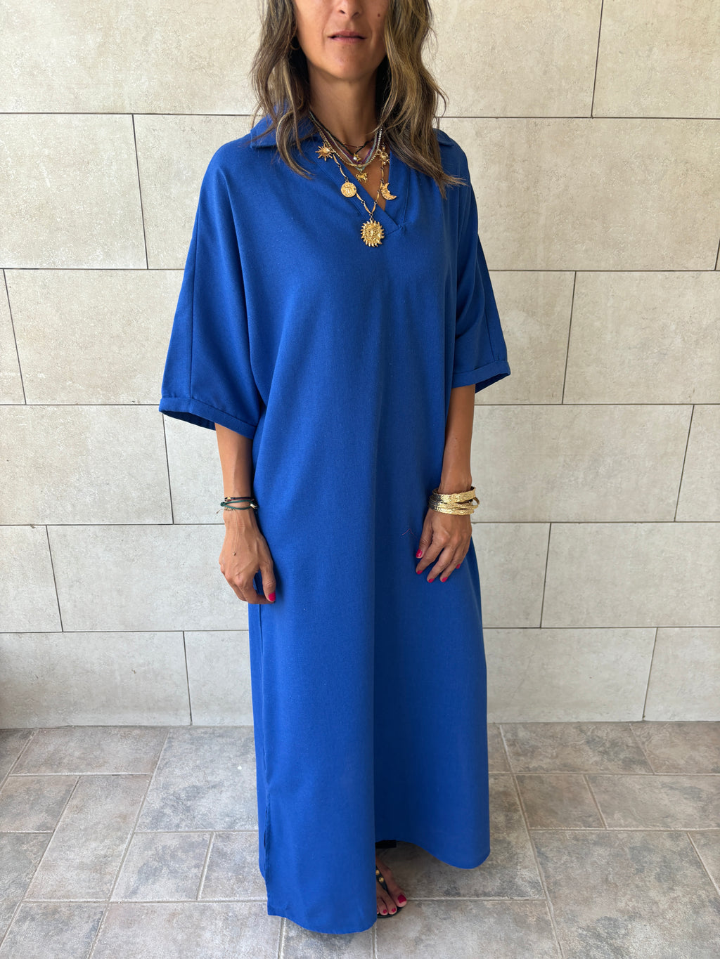 Blue Always To Go Easy Dress