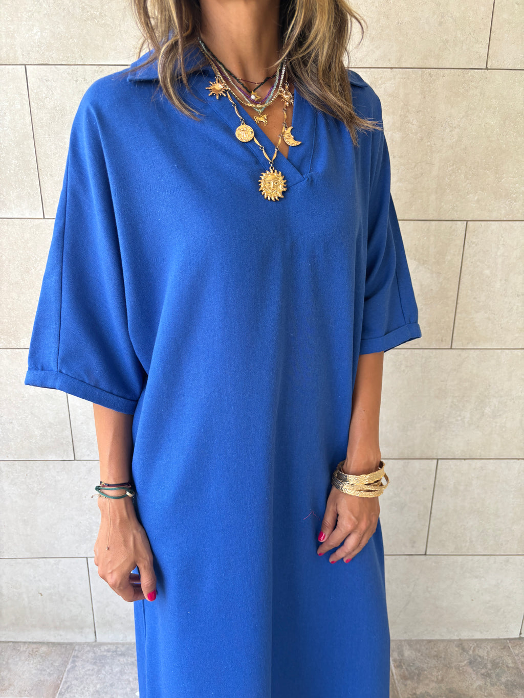 Blue Always To Go Easy Dress