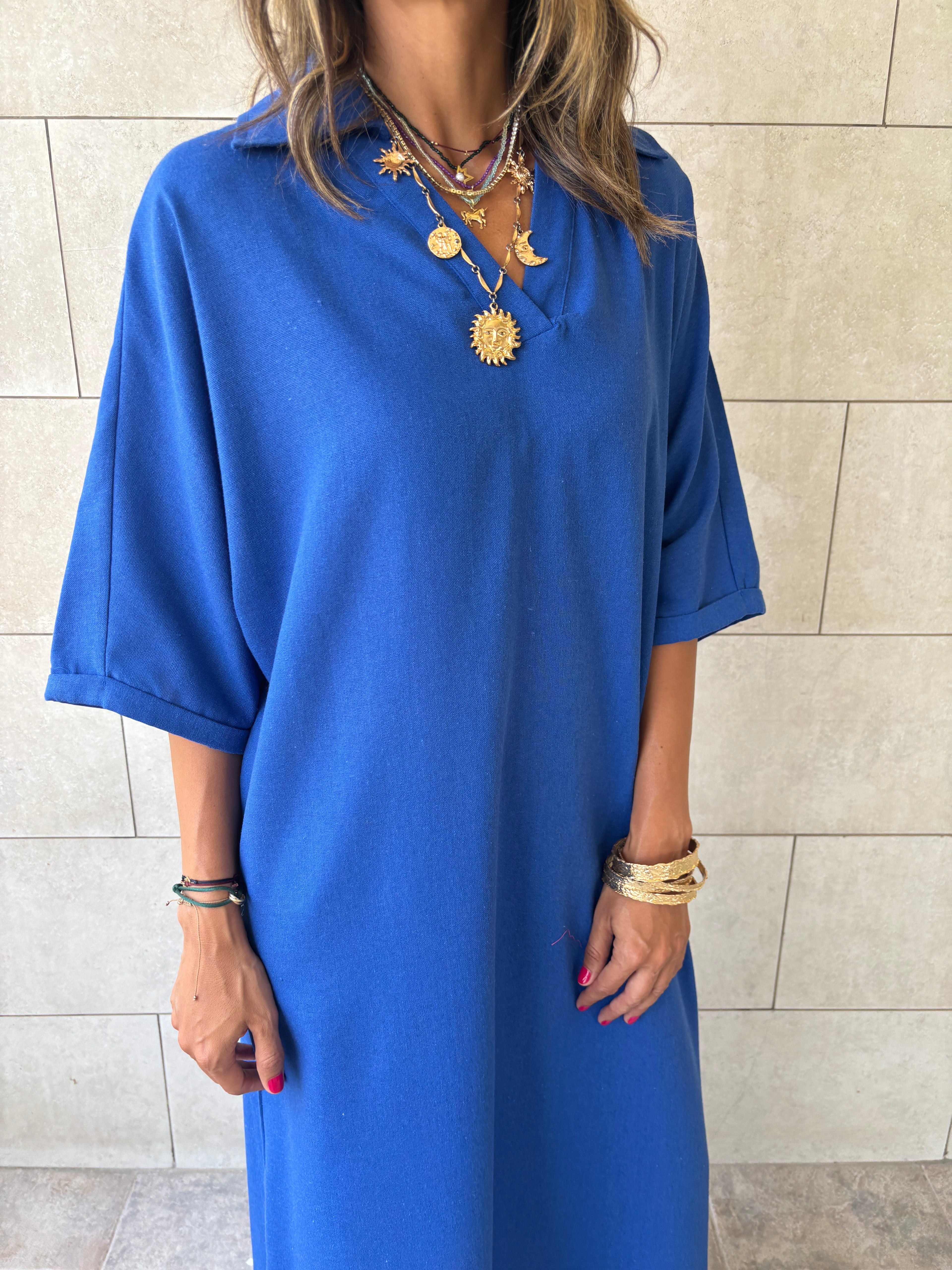 Blue Always To Go Easy Dress