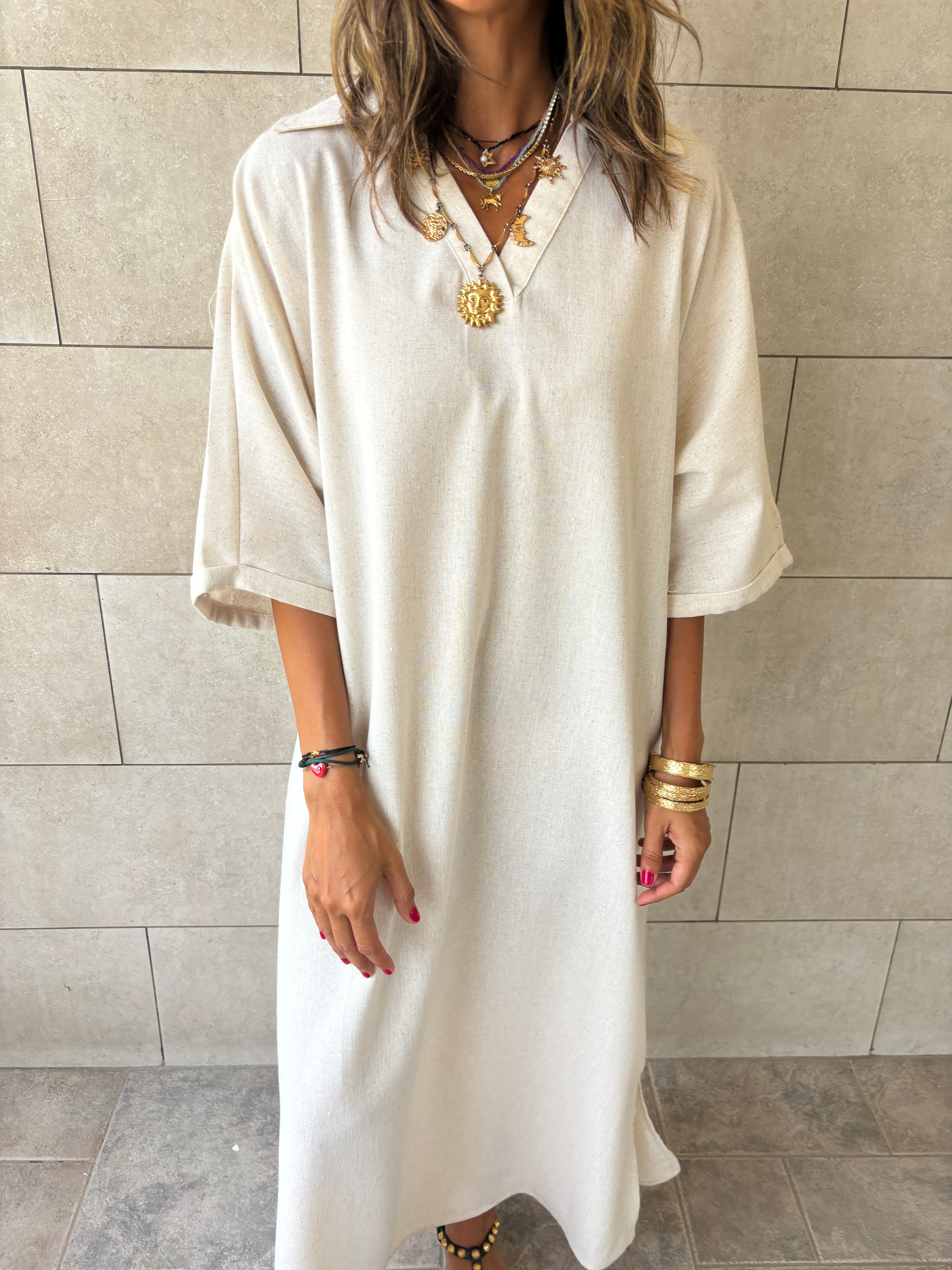Ivory Always To Go Easy Dress