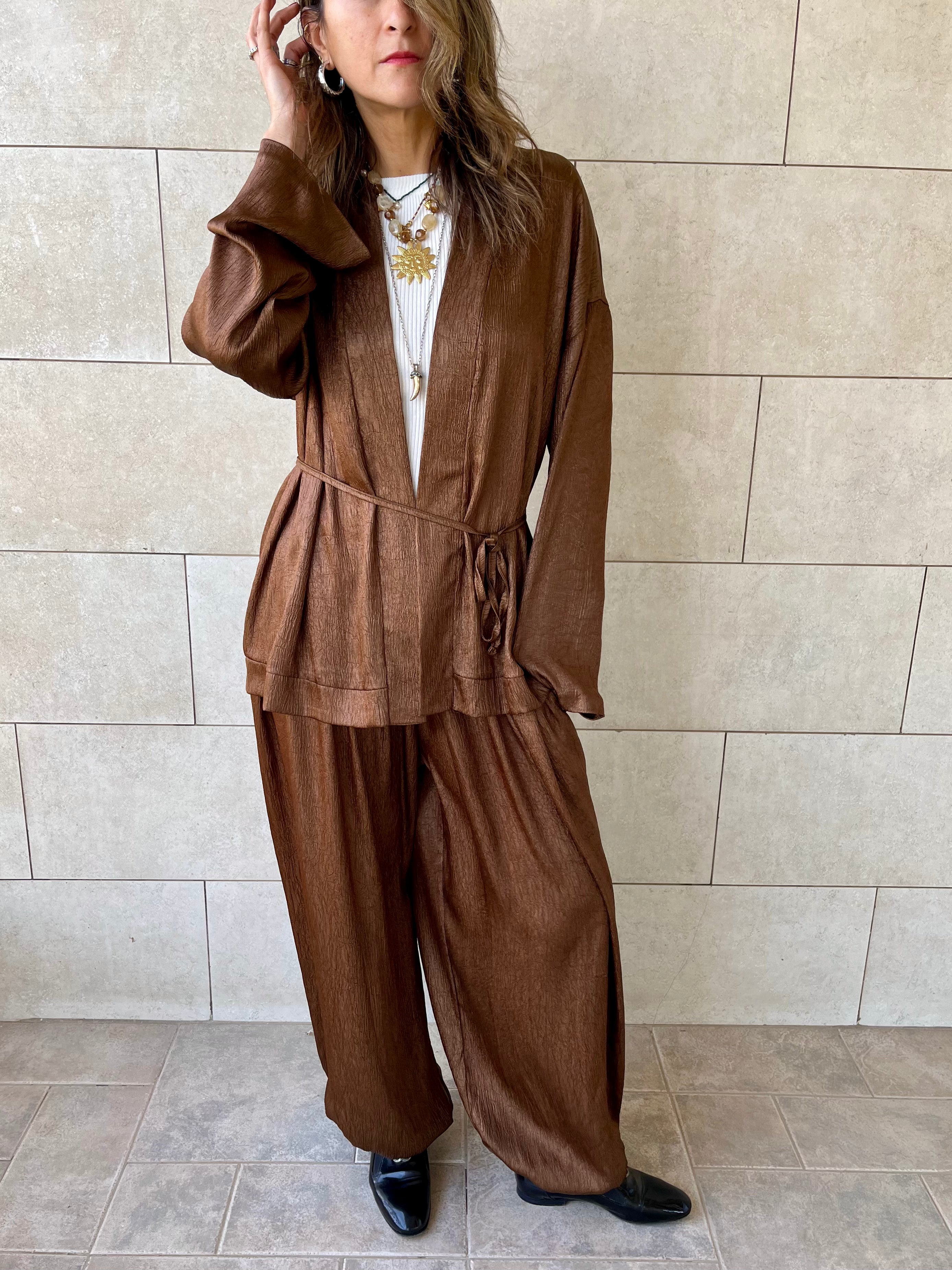 Brown Golden Hour Balloon Pants