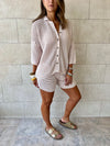 Beige Salty Air Crochet Set