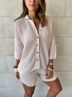 Beige Salty Air Crochet Set