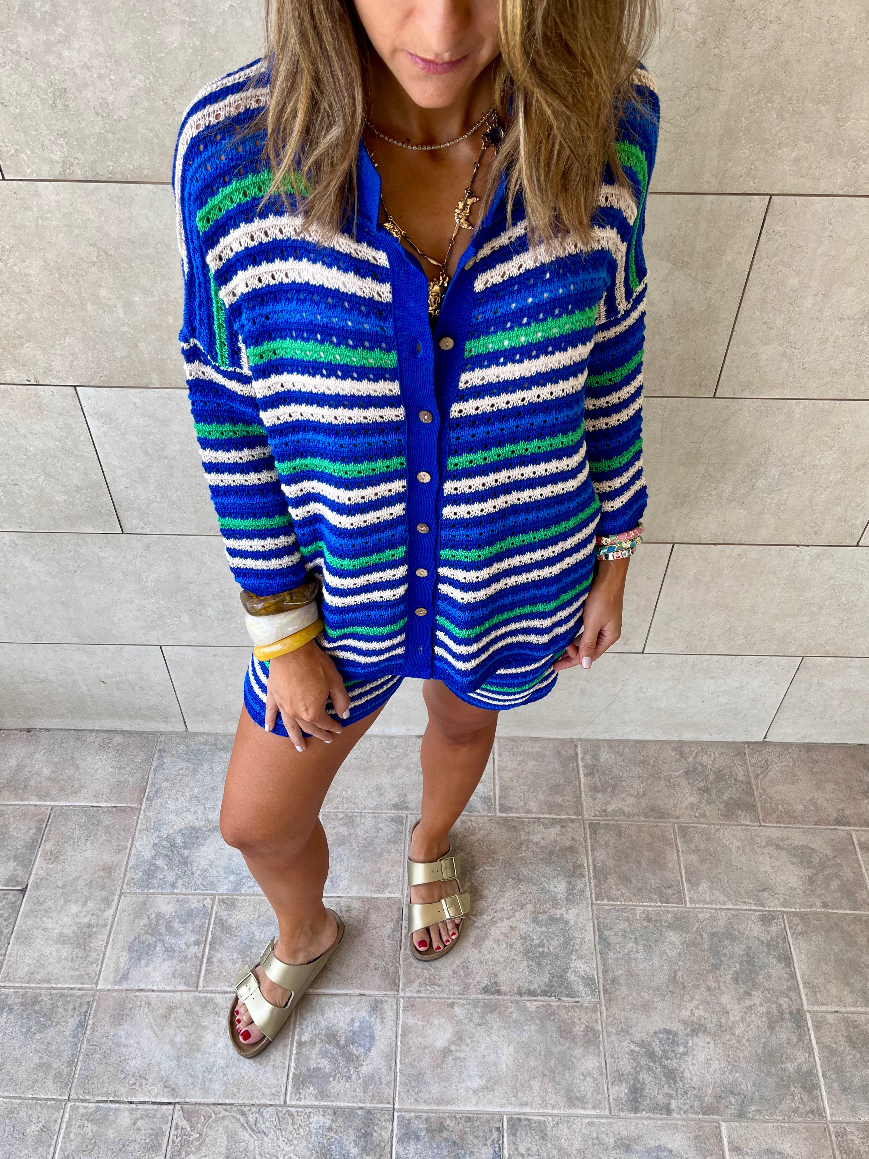 Blue Boat Day Crochet Set