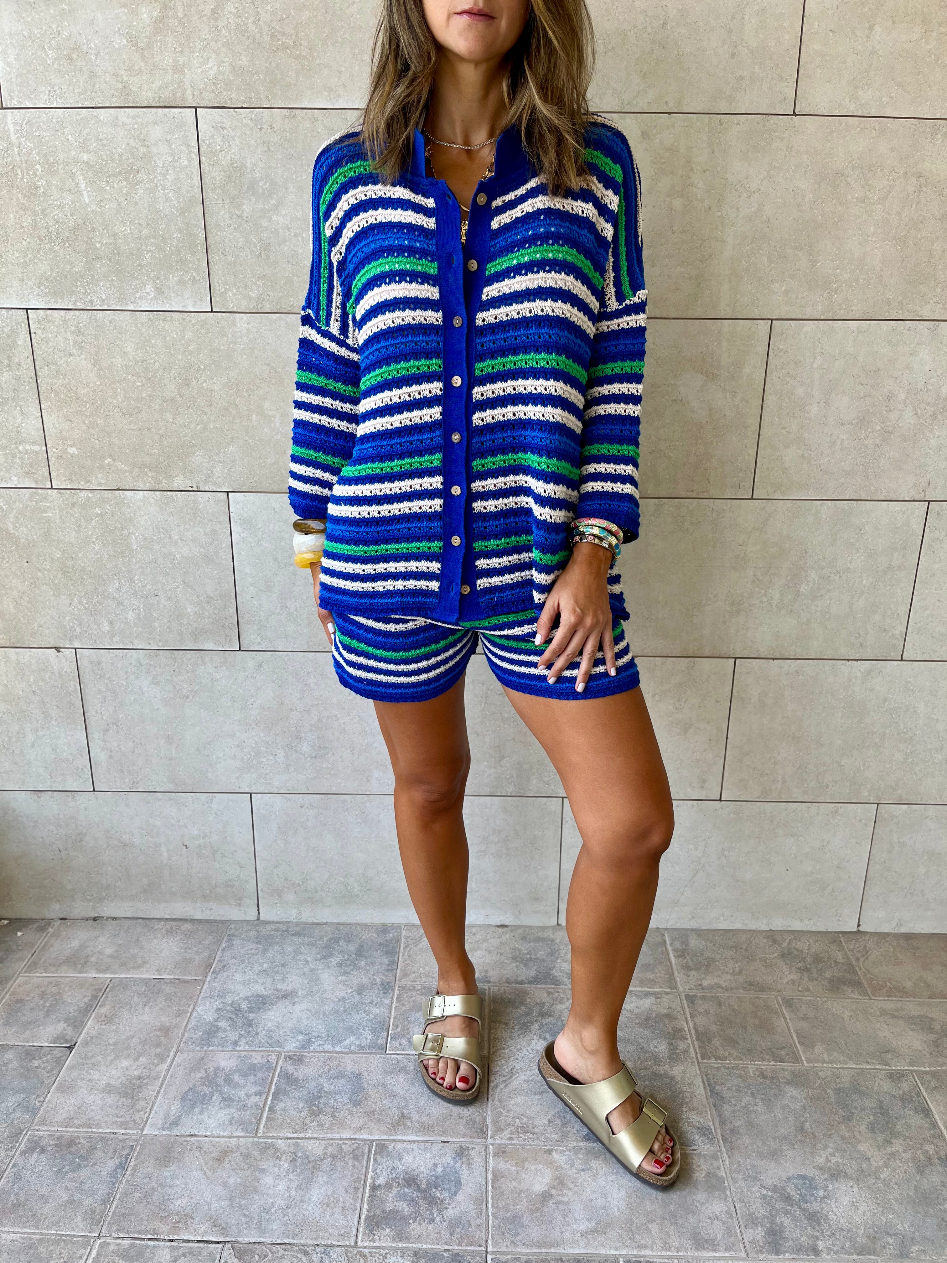 Blue Boat Day Crochet Set