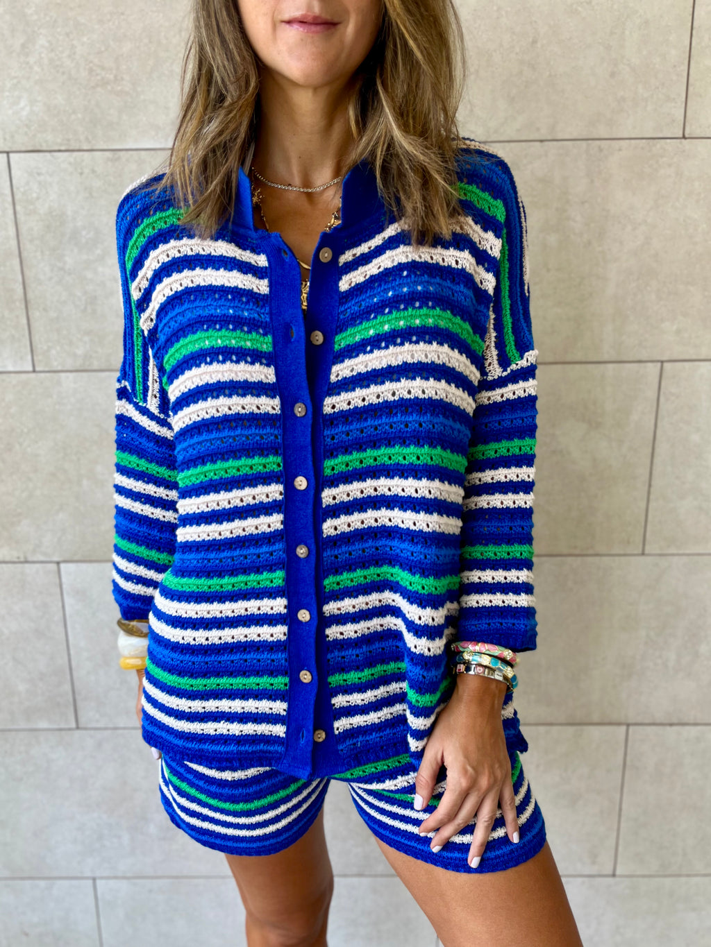 Blue Boat Day Crochet Set