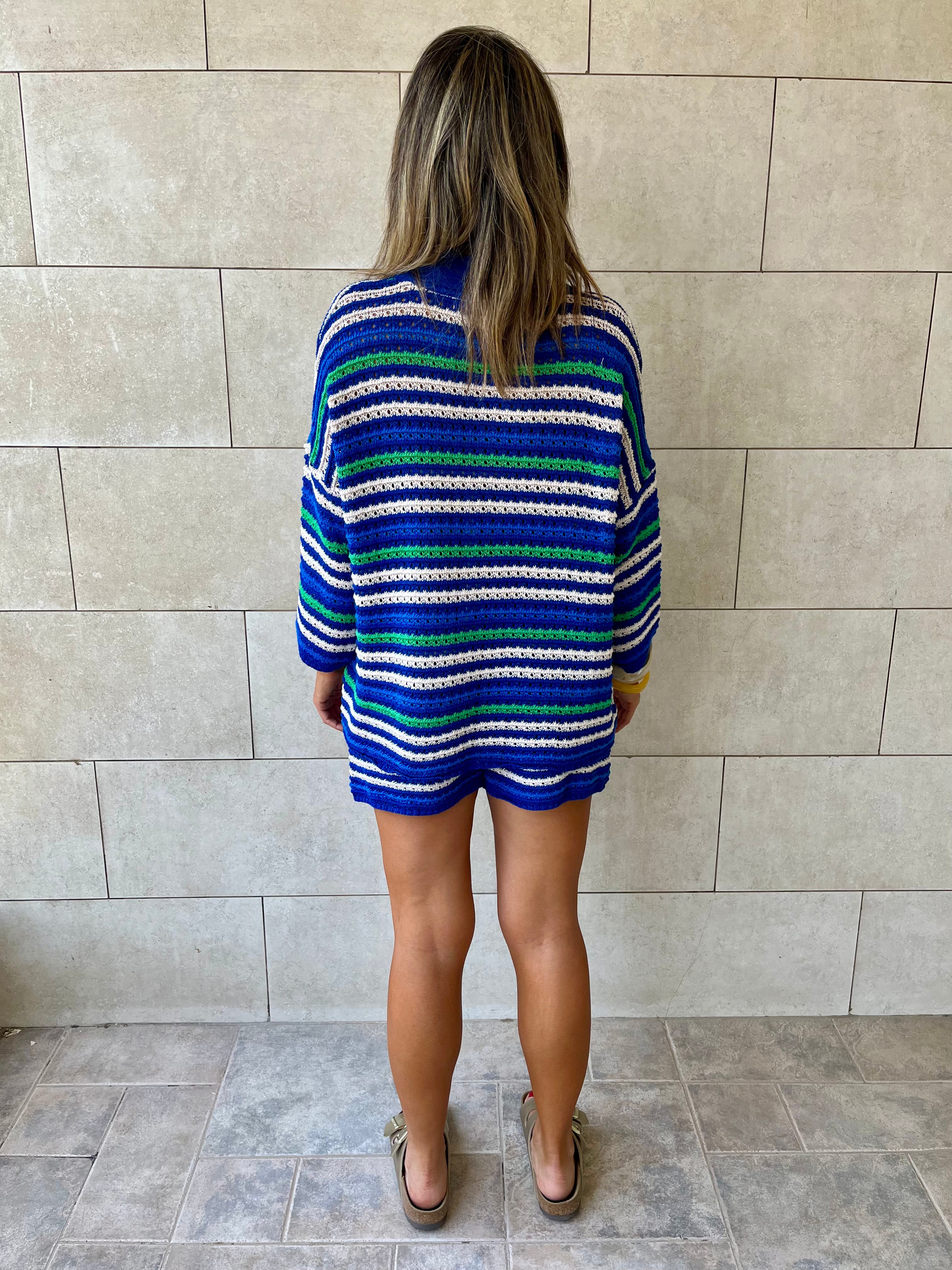 Blue Boat Day Crochet Set