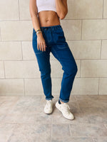 Blue Denim Flex Pants