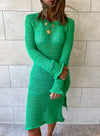 Green Keeping It Casual Crochet Dress Cover Up