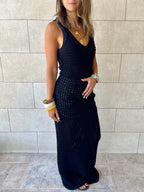 Black Starlight Lined Dress