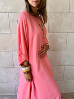 Watermelon Flowy City Dress
