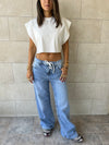PREORDER Light Blue Rope Denim jeans