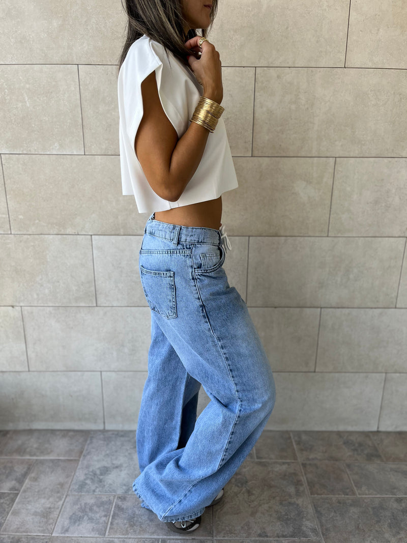PREORDER Light Blue Rope Denim jeans