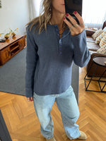 Navy Casual Knit Pullover