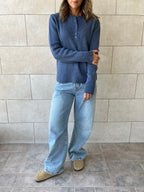 Navy Casual Knit Pullover