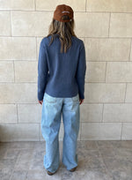 Navy Casual Knit Pullover