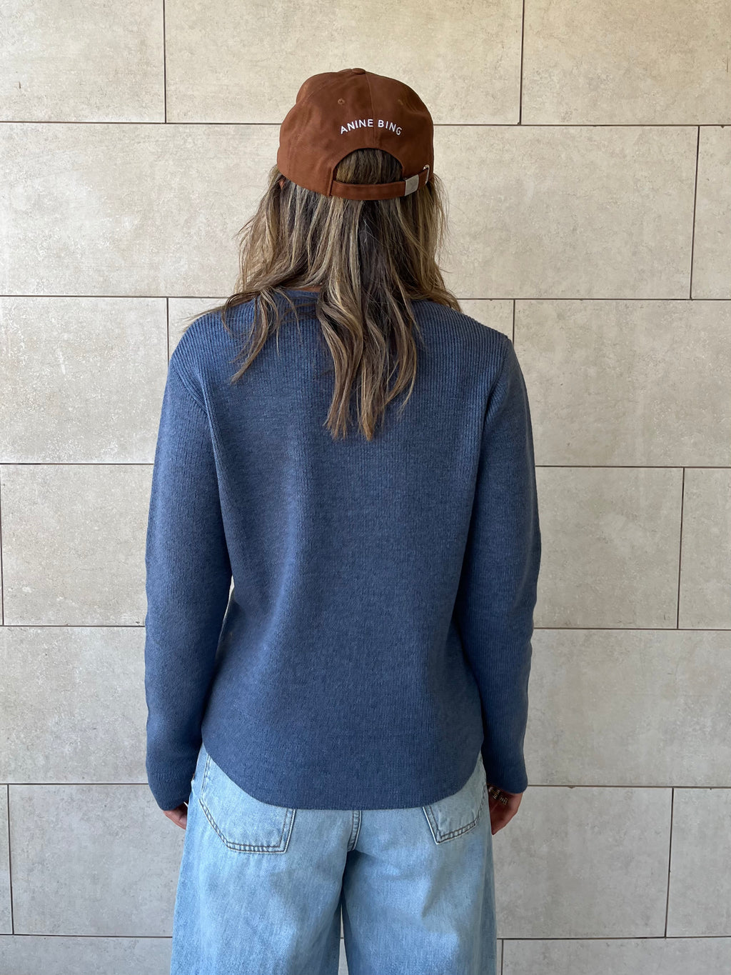 Navy Casual Knit Pullover