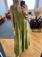 Olive Frillu Essential Tiered Dress