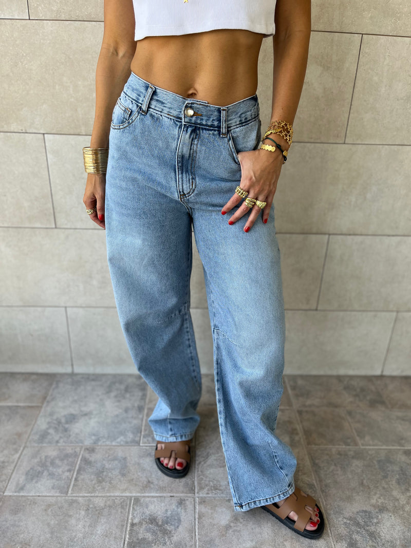 PREORDER Light Blue Balloon Jeans