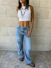 PREORDER Light Blue Balloon Jeans