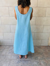 Baby Blue Gypsy Linen Dress