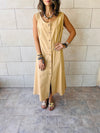 Beige Gypsy Linen Dress