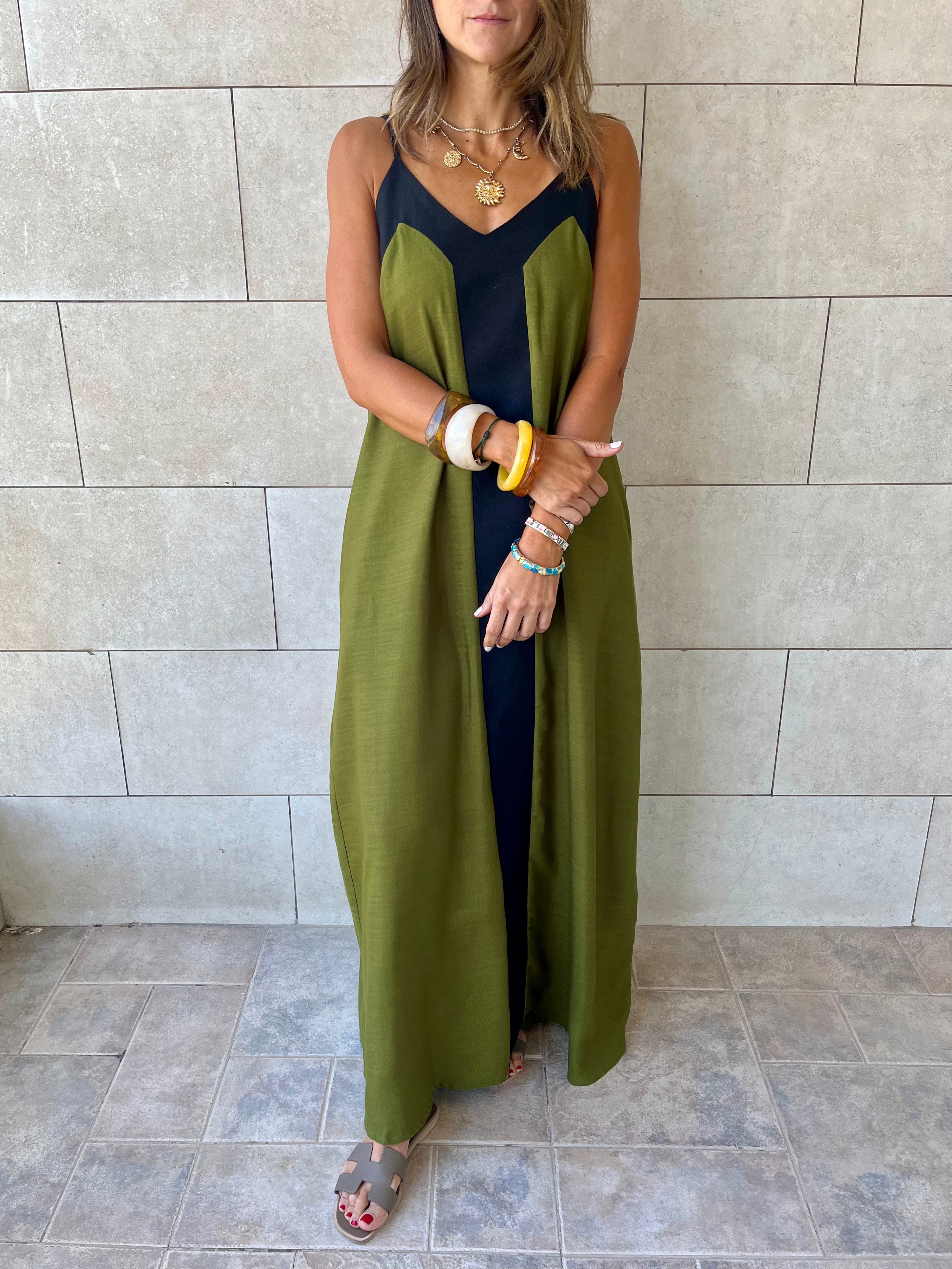 Olive Monaco Middle Line Dress