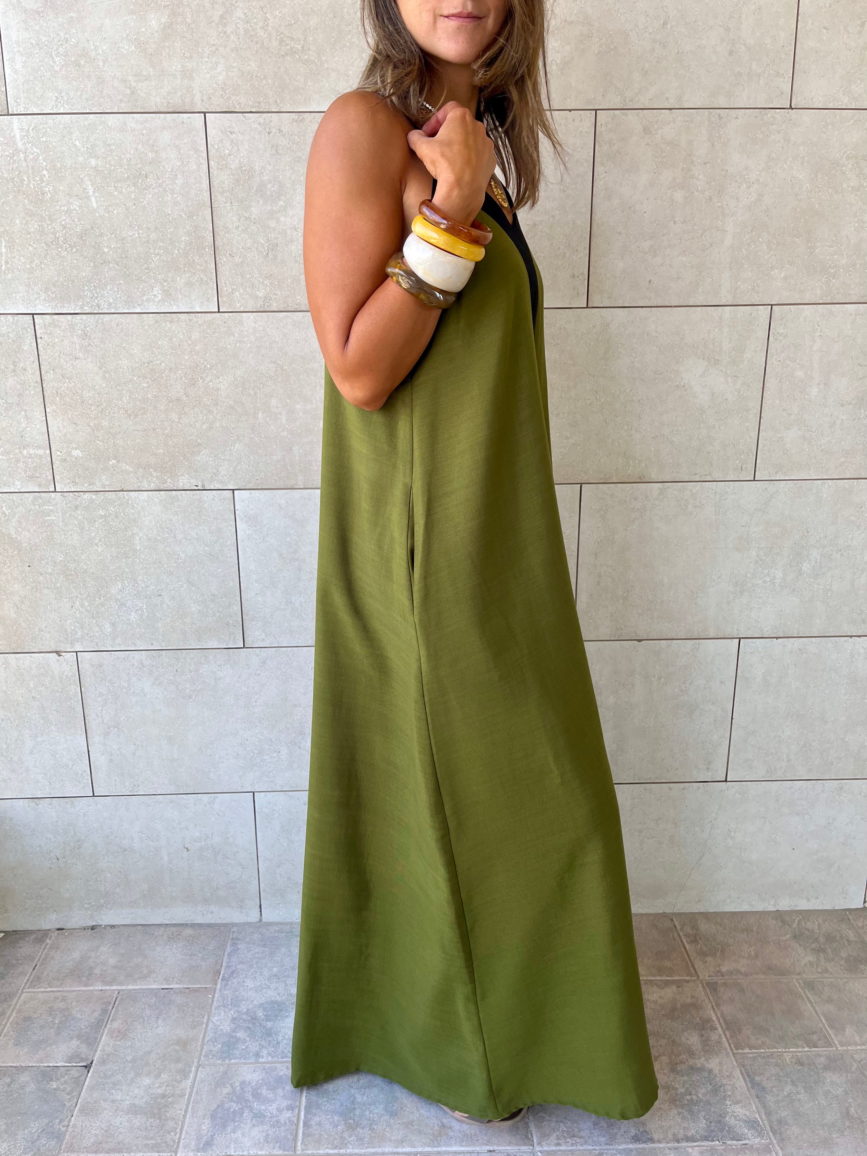 Olive Monaco Middle Line Dress
