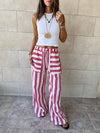 Red You Make My Eid Spring Pants