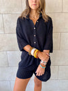 Black Salty Air Crochet Set