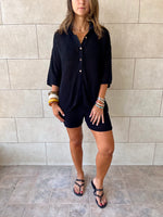 Black Salty Air Crochet Set