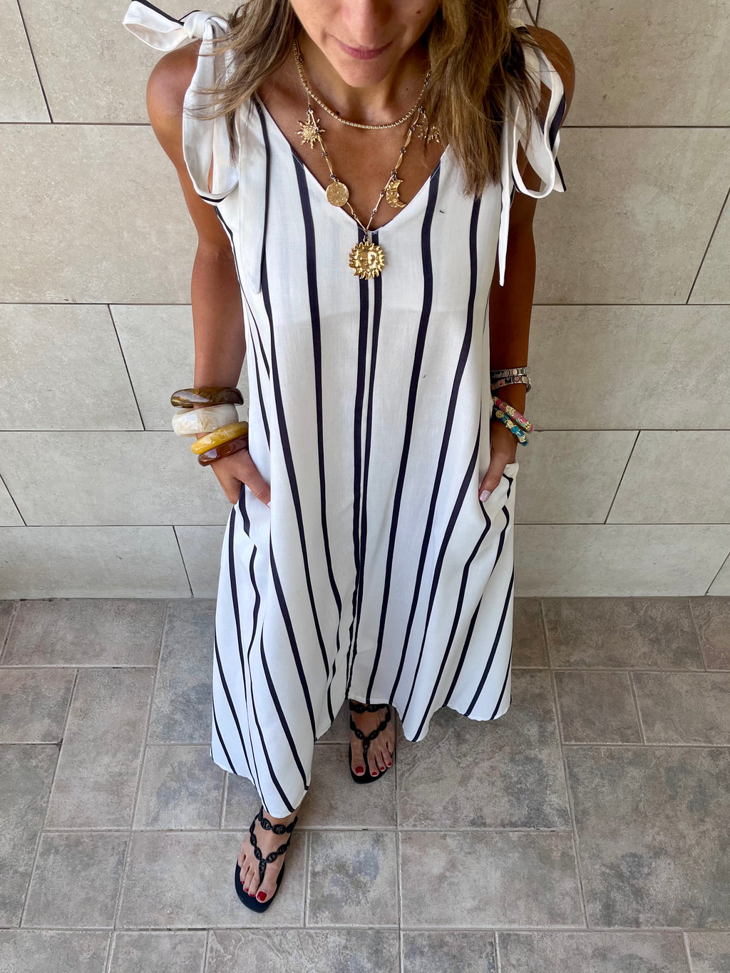 White Boat Party Dress