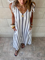 White Boat Party Dress