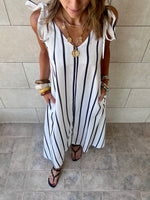 White Boat Party Dress