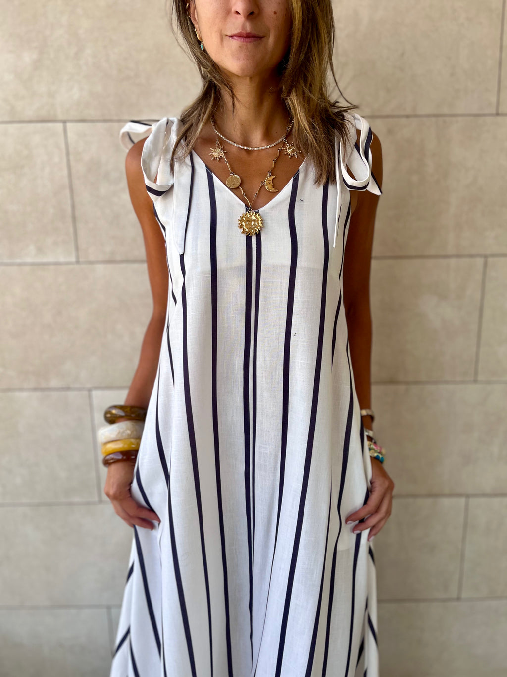 White Boat Party Dress