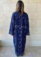 Navy Cult-Favorite Knit Bandana Cardigan