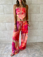 Colorful Elastic Pants