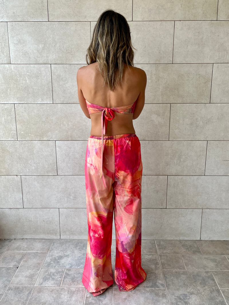 Colorful Elastic Pants