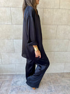 Black Satin Eclipse Set