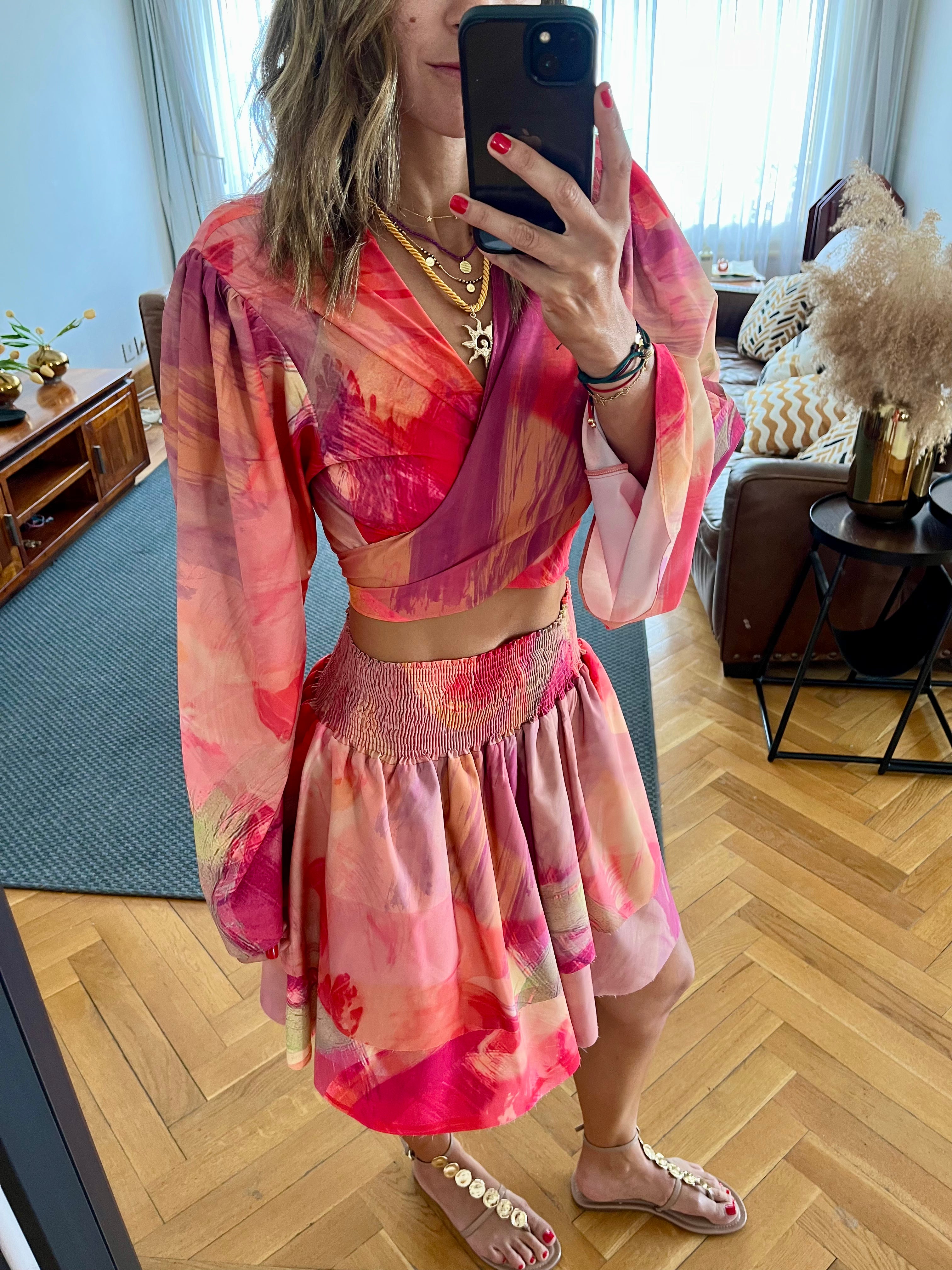 Colorful Short Skirt