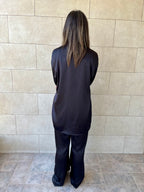 Black Satin Eclipse Set
