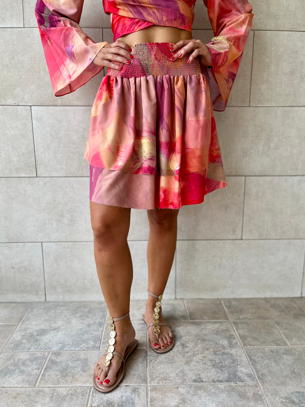 Colorful Short Skirt