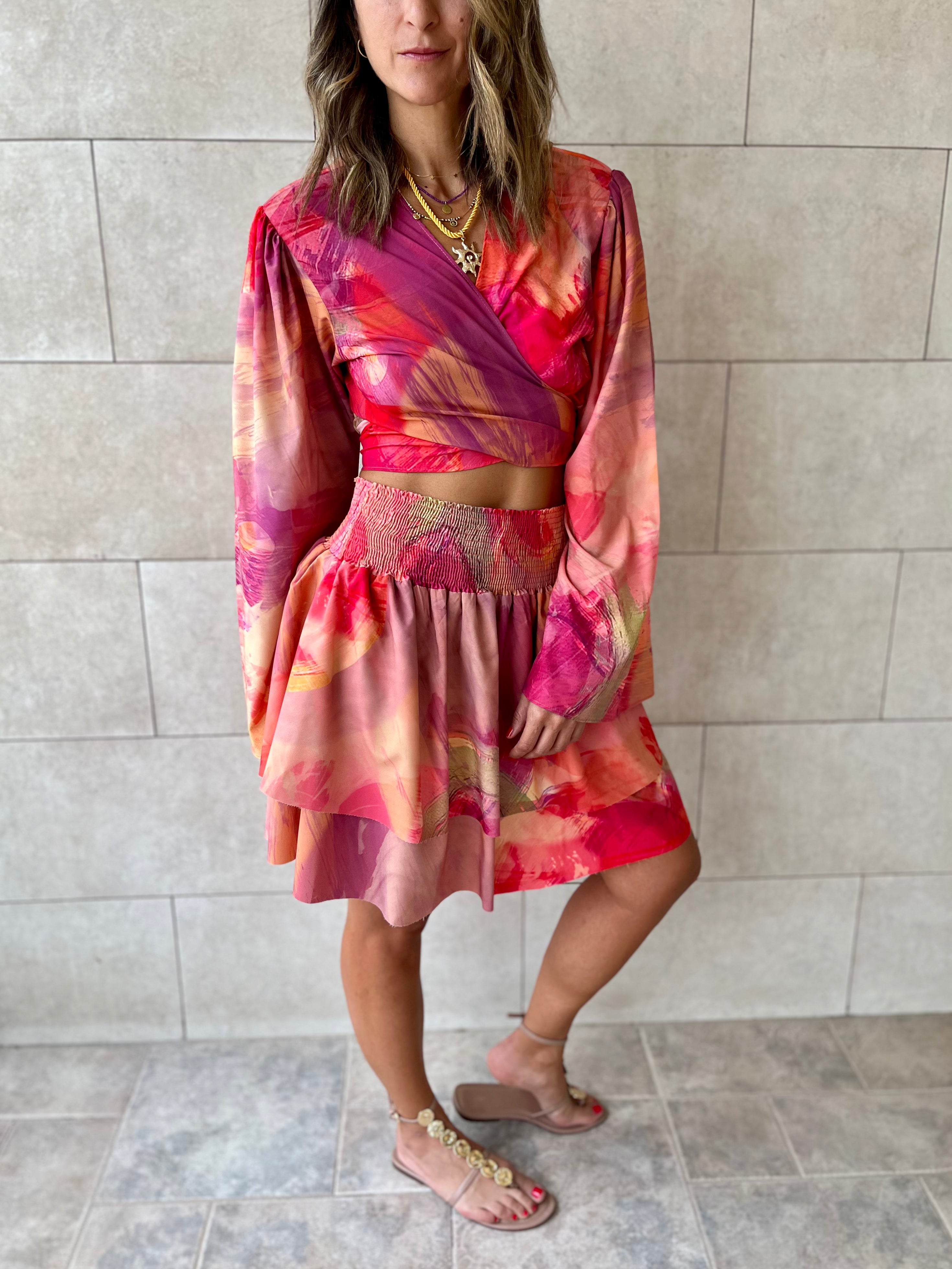 Colorful Short Skirt