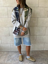 Grey Oversized Essential Sweatshirt