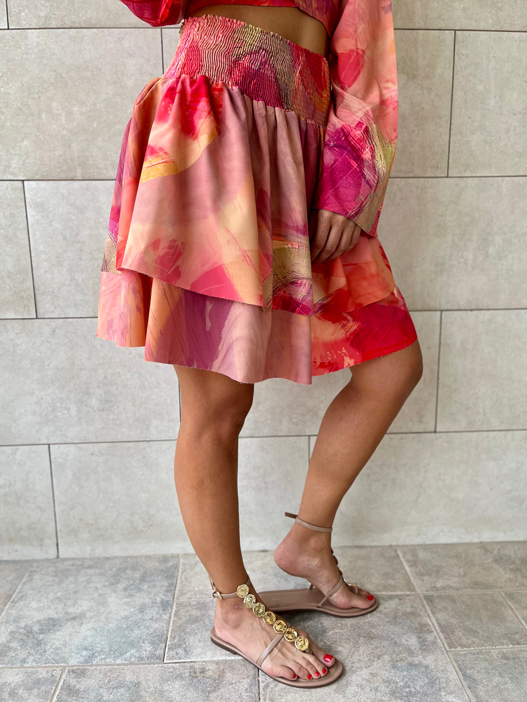 Colorful Short Skirt