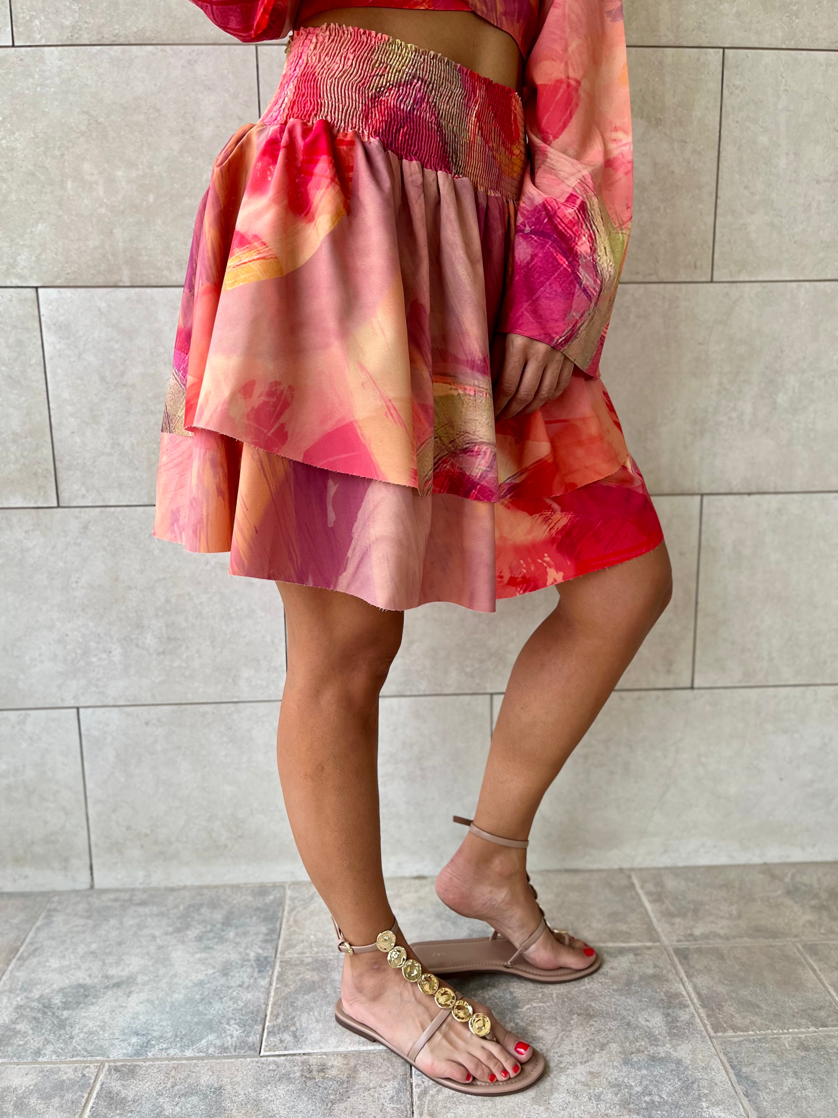 Colorful Short Skirt