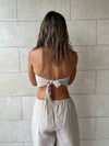 Beige Triangle Chic Bandeau