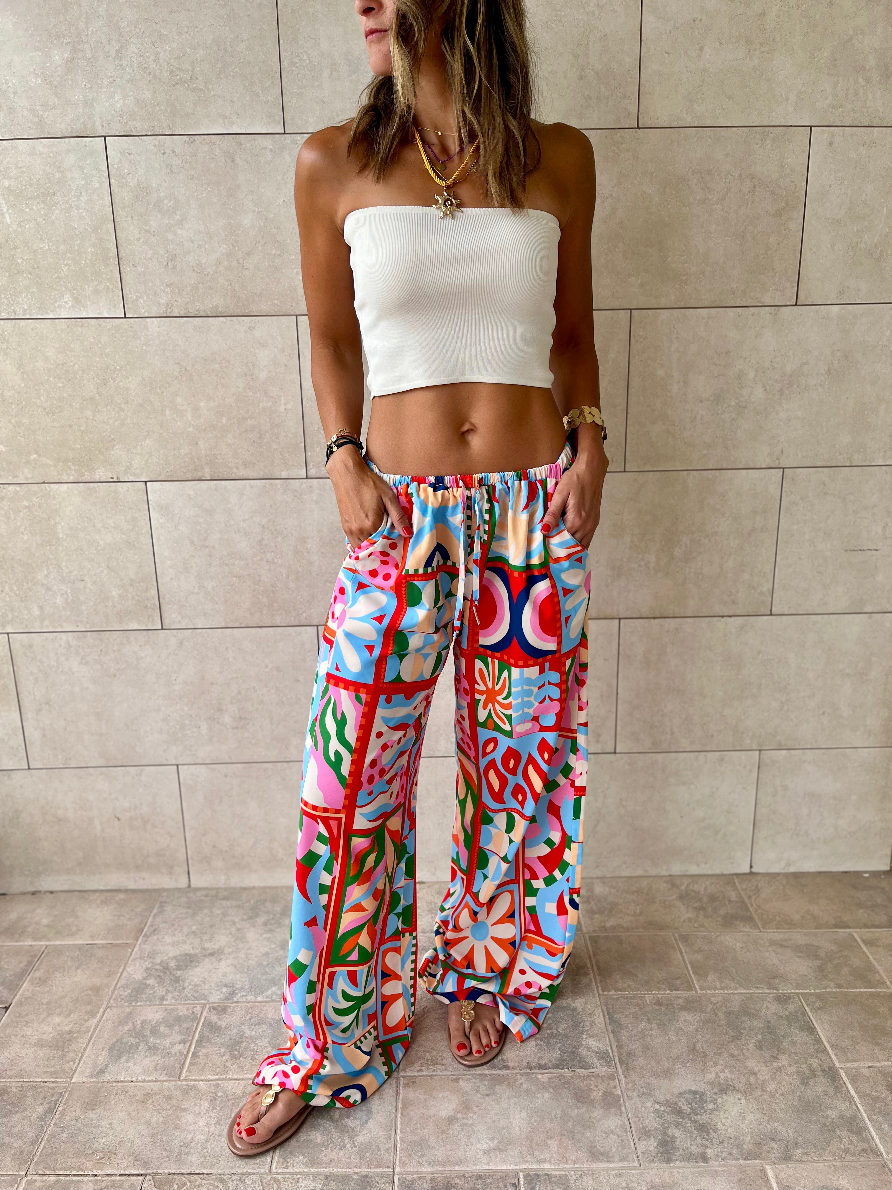 Colored Rope Pants