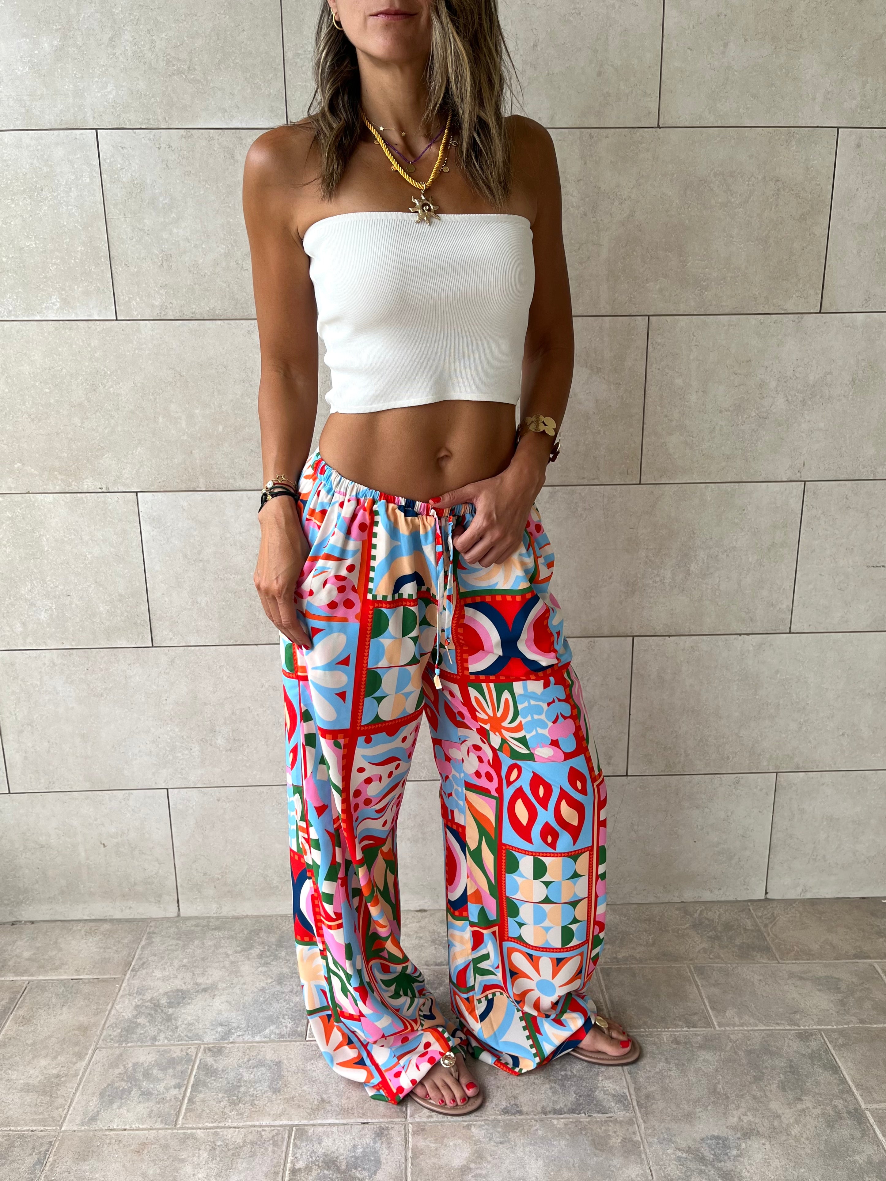 Colored Rope Pants