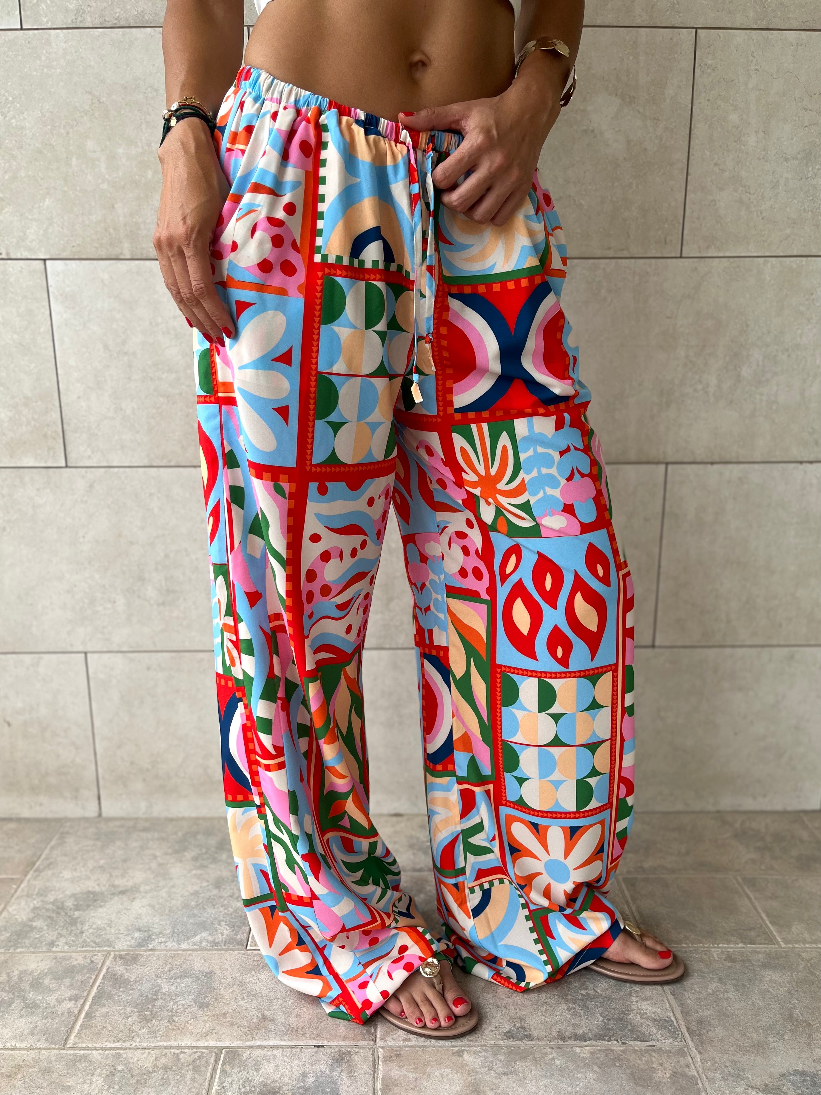 Colored Rope Pants